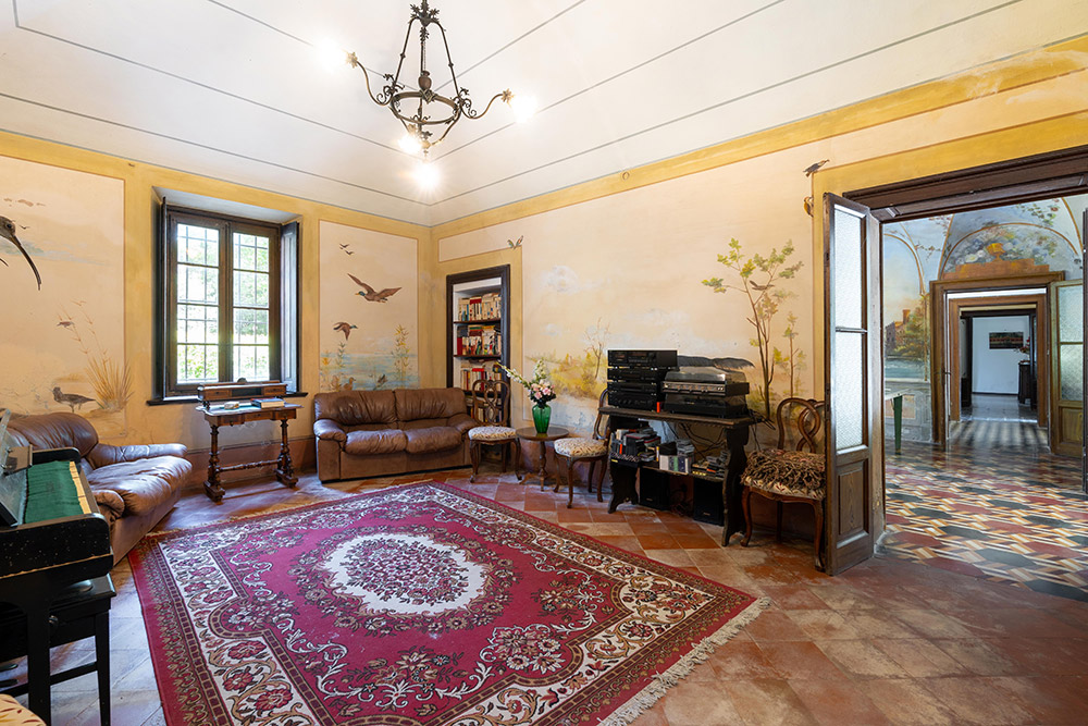 Sala musica con pianoforte